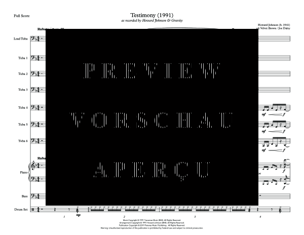 Produktgalerie: Seite 7 von 11 Testimony, , (Tuba Solo, 6x Tuba und Combo Band)