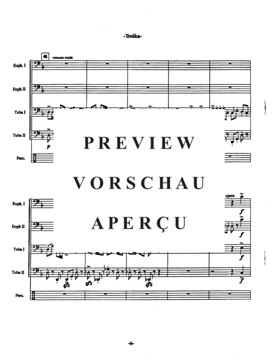 Product gallery: Page 10 of 21 Troika , , (Tuba Quartett EETT + opt. Percussion)