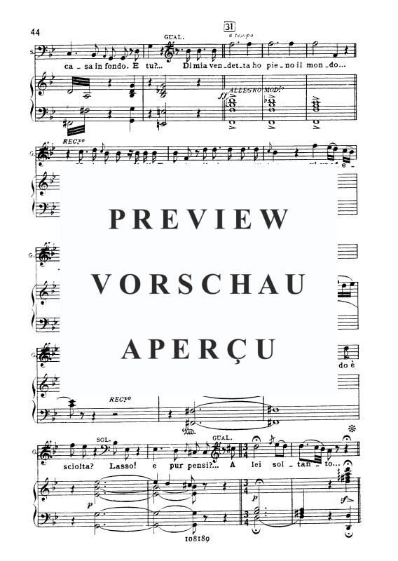 Product gallery: Page 4 of 8 Nell furor delle tempeste, , Tenor and Piano