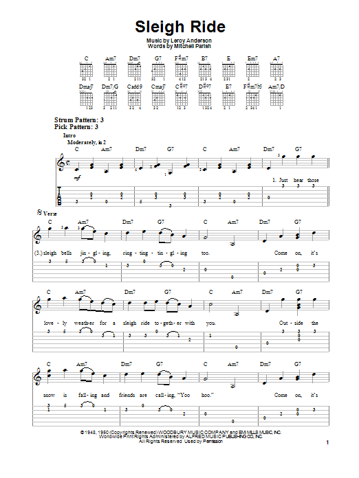 Product gallery: Page 1 of 1 Sleigh Ride, Leroy Anderson