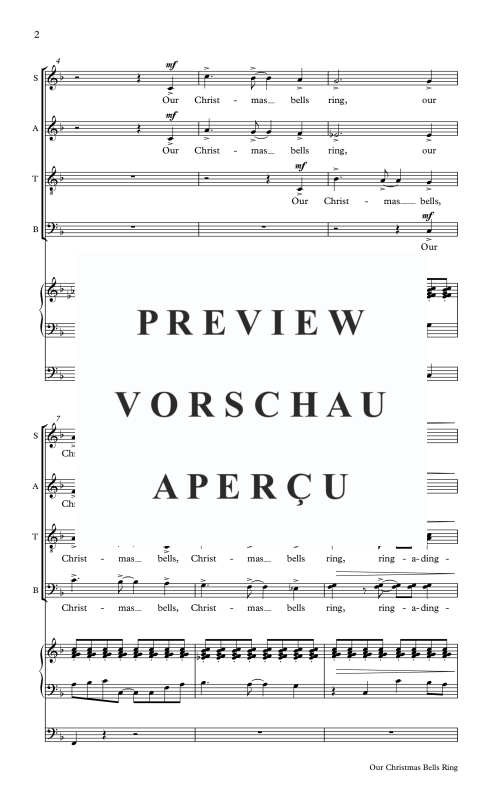 Produktgalerie: Seite 4 von 11 Our Christmas Bells Ring, , Gemischter Chor und Orgel