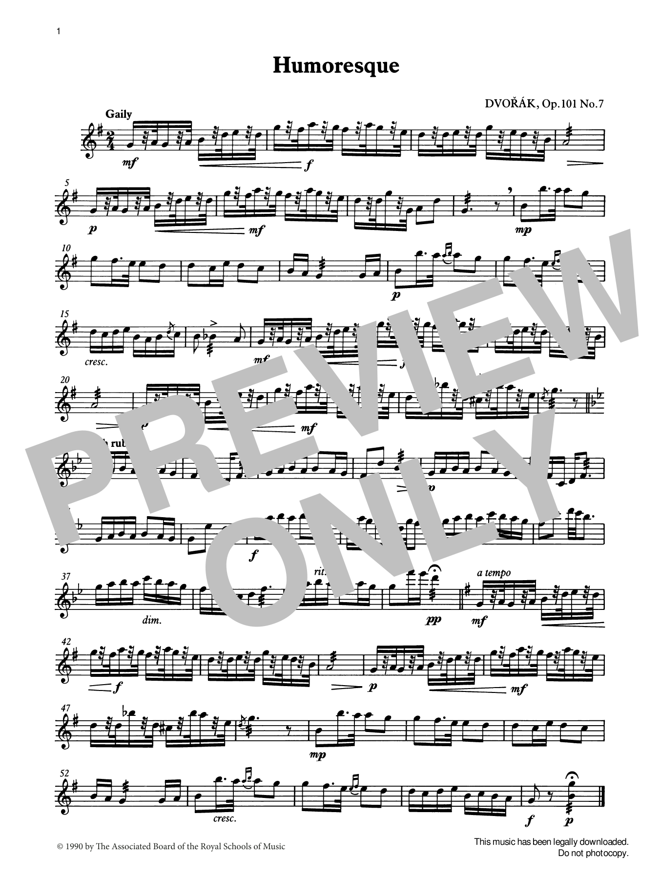 Produktgalerie: Seite 1 von 1 Humoresque (score & part) from Graded Music for Tuned Percussion, Book III, Antonin Dvorak, Percussion
