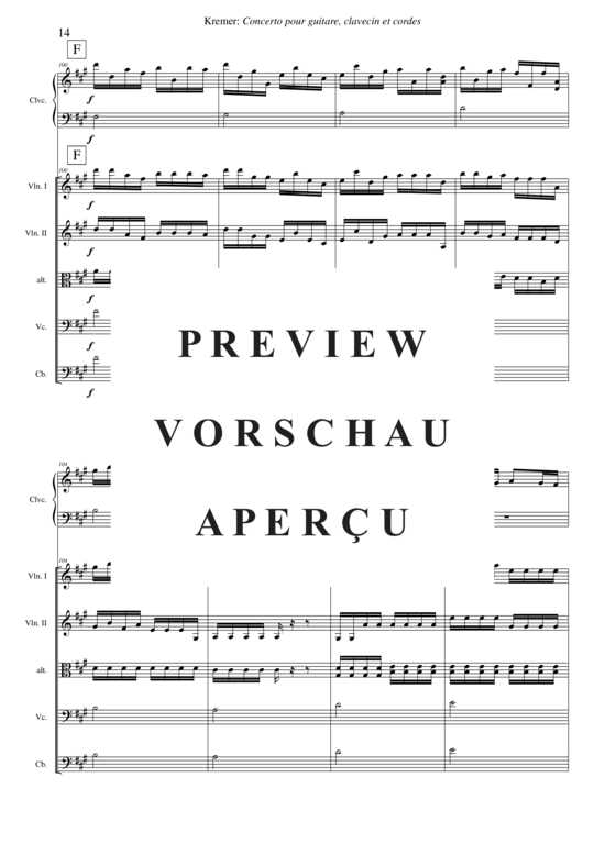 Product gallery: Page 15 of 21 Concerto pour guitare, clavecin et orchestre à cordes , , (guitar, harpsichord + string orchestra)