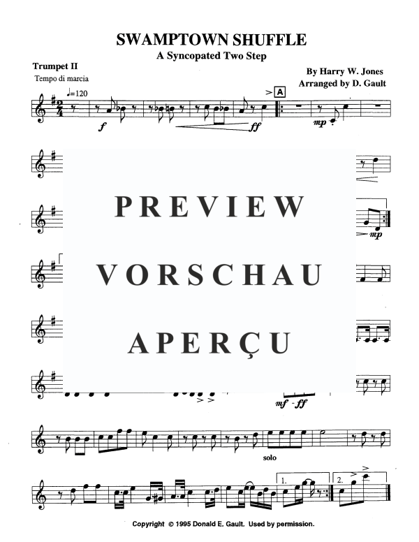 Produktgalerie: Seite 10 von 11 Swamptown Shuffle, , Blechbläser Quintett