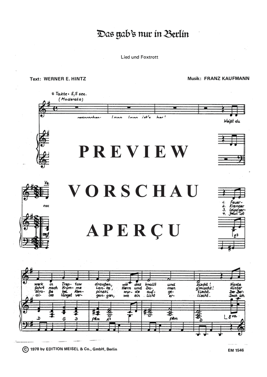 Produktgalerie: Seite 3 von 4 Das gabs nur in Berlin, , Klavier und Gesang