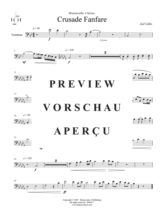 Produktgalerie: Seite 9 von 9 Crusade Fanfare , , (Blechbläserquintett)