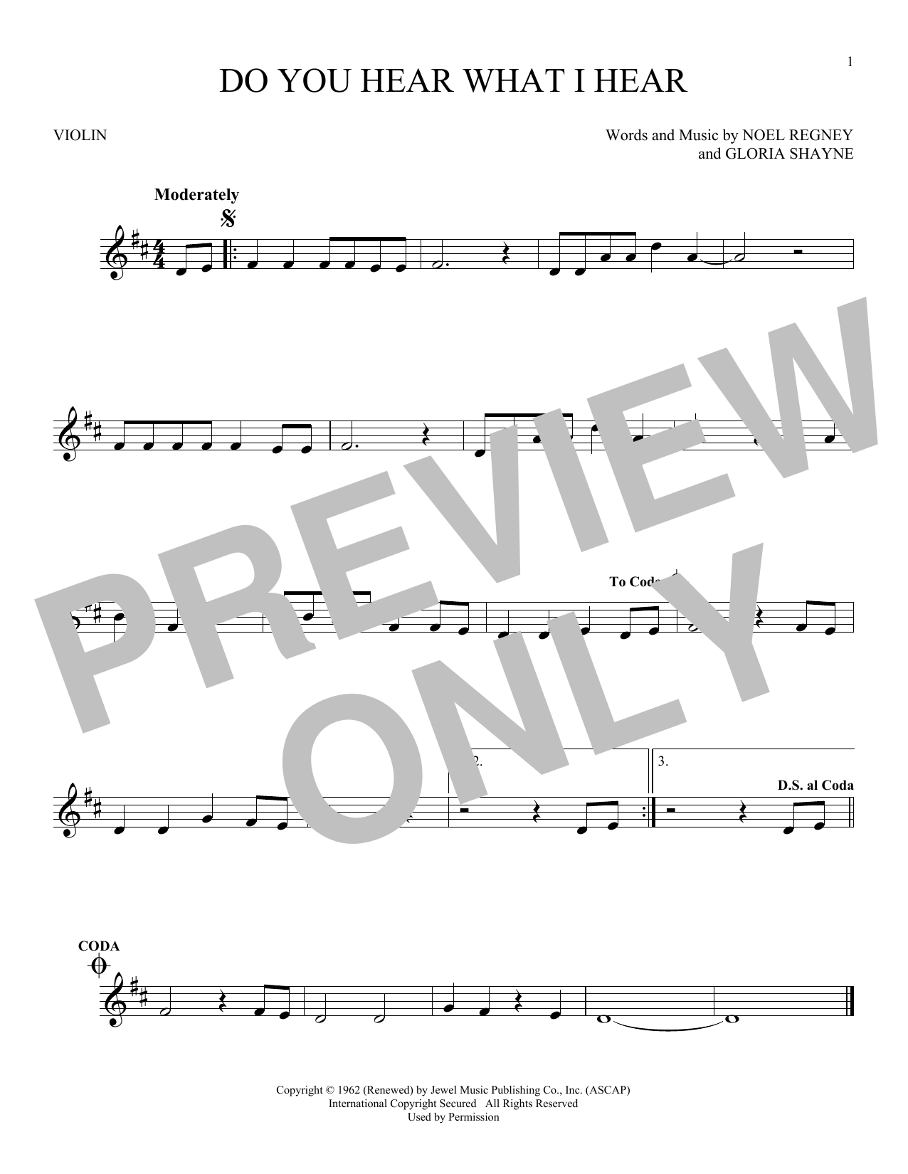 Product gallery: Page 1 of 1 Do You Hear What I Hear, Noel Regney & Gloria Shayne