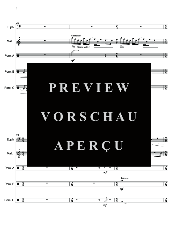 Product gallery: Page 8 of 11 Praxis, , (Euphonium Solo Percussion Ensemble)