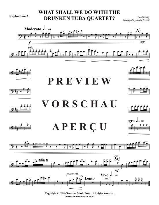 Product gallery: Page 7 of 10 What Would You Do With a Drunken Tuba Quartet? , , (Tuba Quartet: 2x Baritone, 2xTuba)