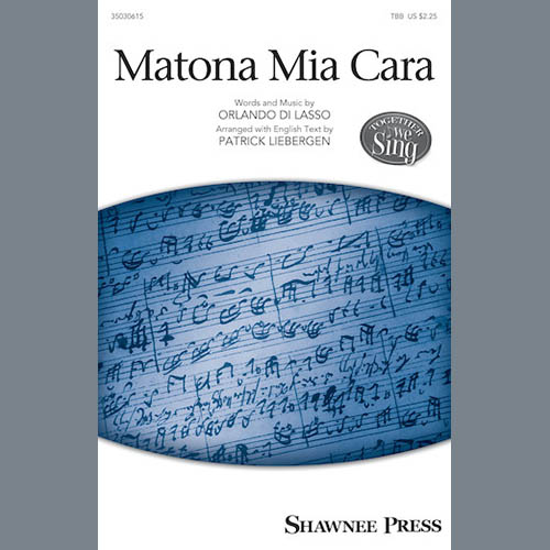 cover: Matona Mia Cara, Orlando Di Lasso, Chor