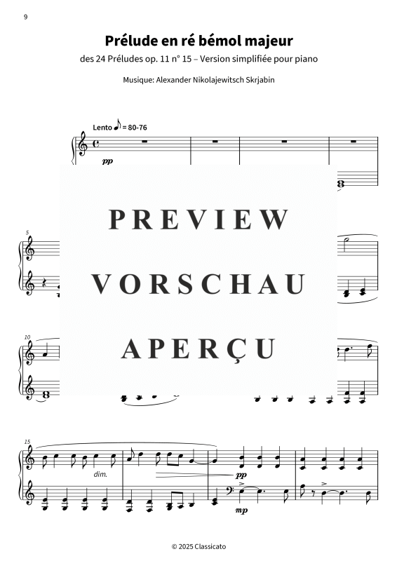 Produktgalerie: Seite 11 von 11 Gouttes de pluie au piano - Pièces simplifiées et douces pour les jours de pluie, , Klavier Solo