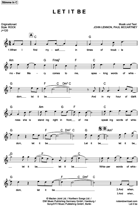 Let it be 