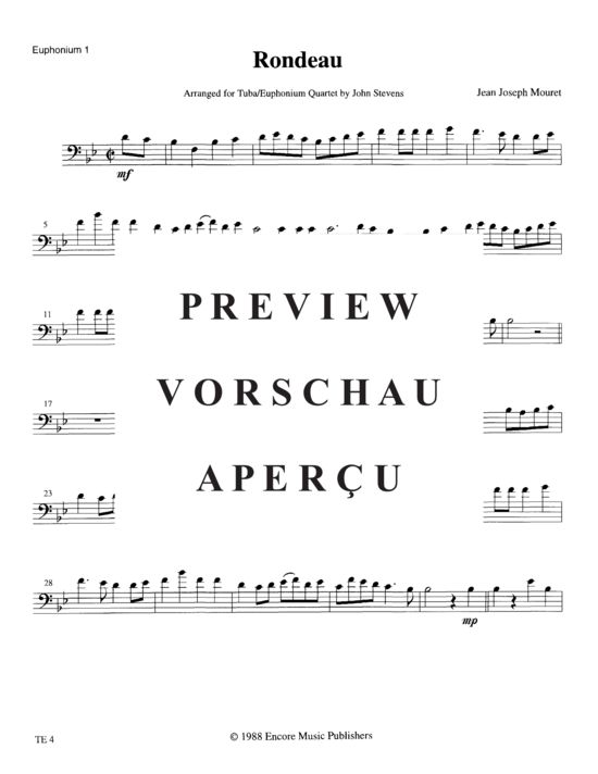 Product gallery: Page 7 of 13 Rondeau , , (Tuba Quartett EETT)