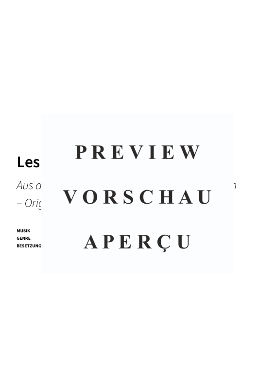 gallery: Les Sauvages - Die Wilden - Aus den Nouvelles Suites de Pièces de Clavecin - Originalfassung für Klavier, , Klavier Solo