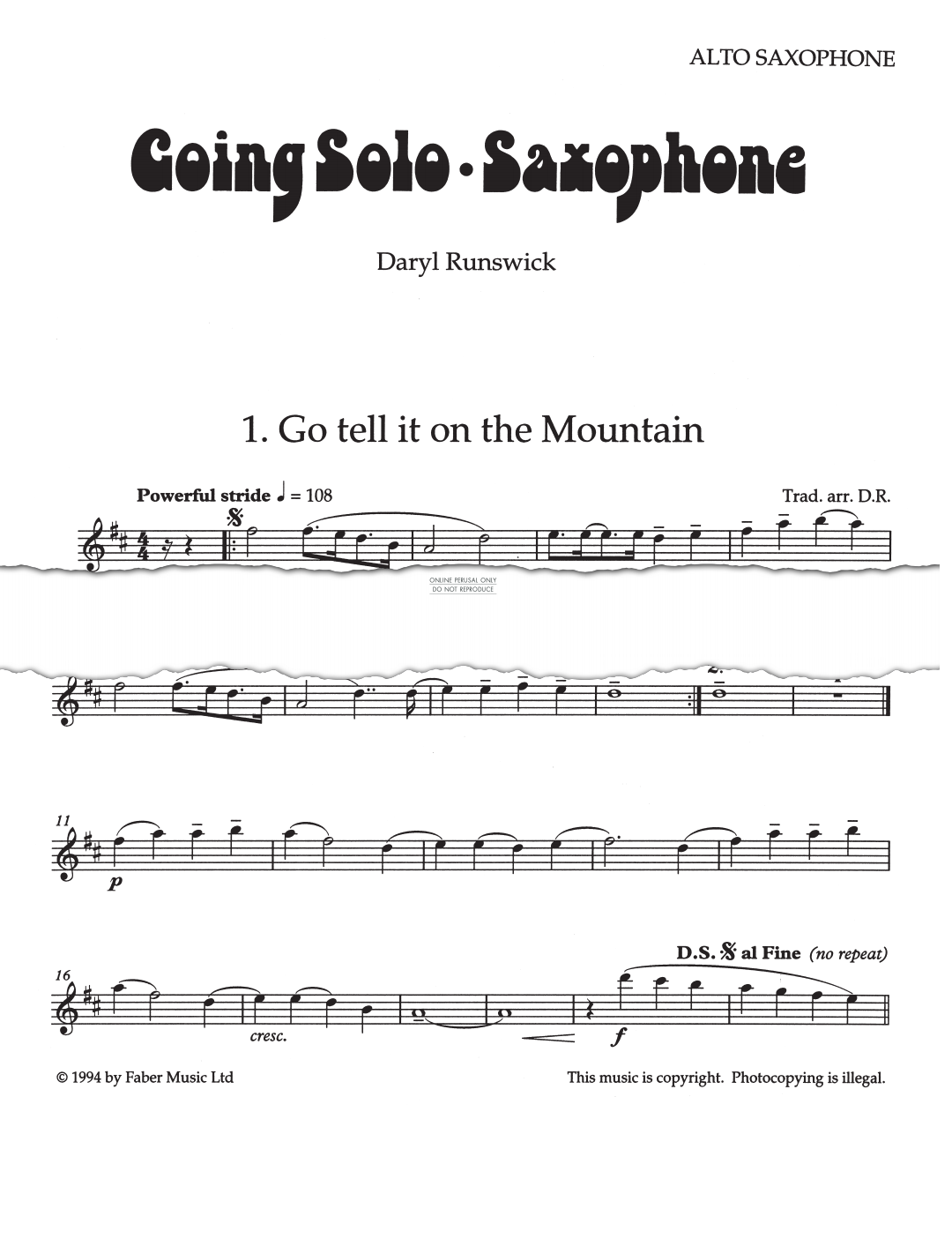 Product gallery: Page 1 of 1 Go Tell It On The Mountain, Traditional
