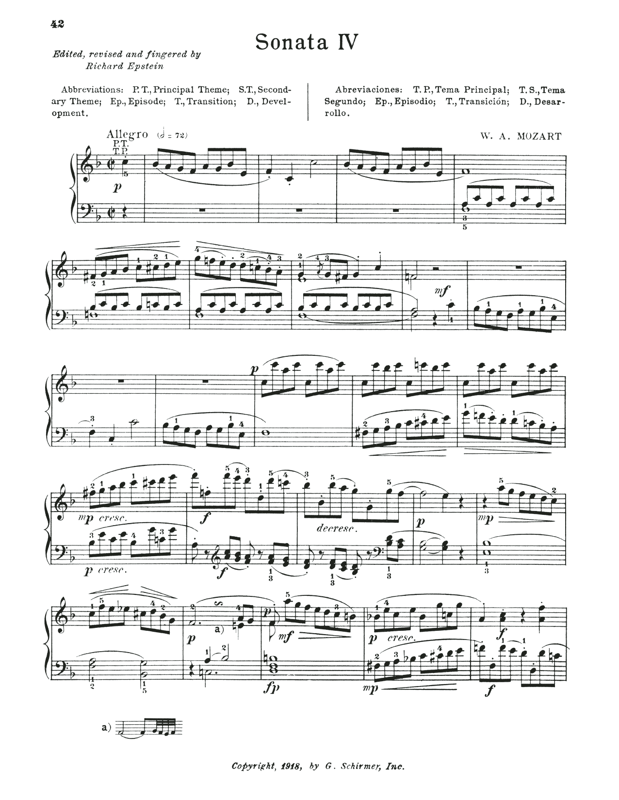 Produktbild zu: Sonata In F Major, K. 533