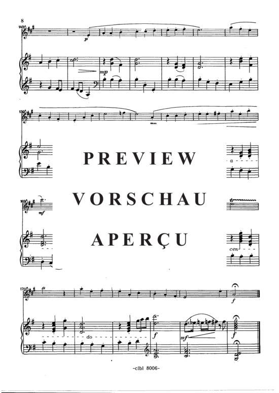 Product gallery: Page 10 of 12 Allegro , , (clarinet in Bb + piano)