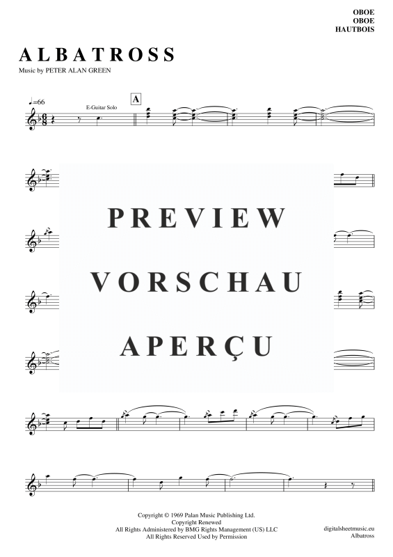 Produktgalerie: Seite 2 von 4 Albatross, Mac, Fleetwood, (Oboe)