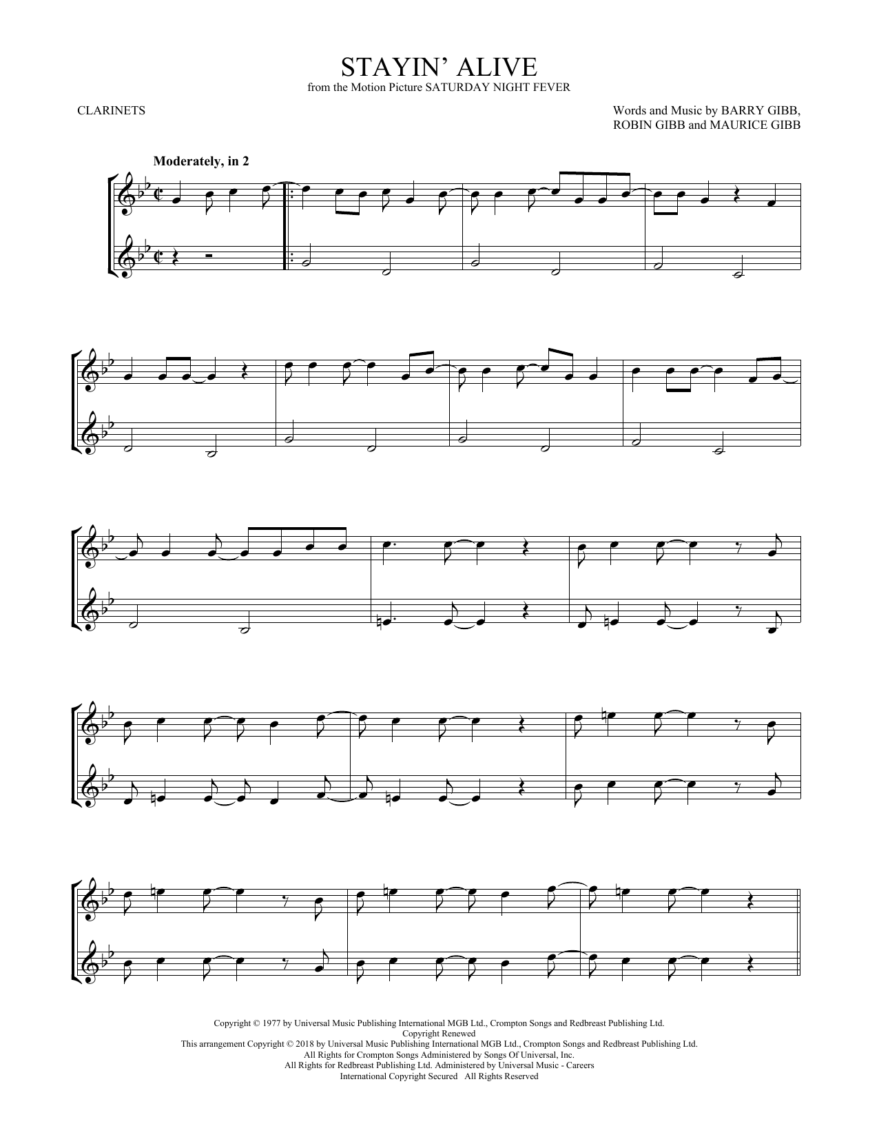 Product gallery: Page 1 of 1 Stayin' Alive, The Bee Gees