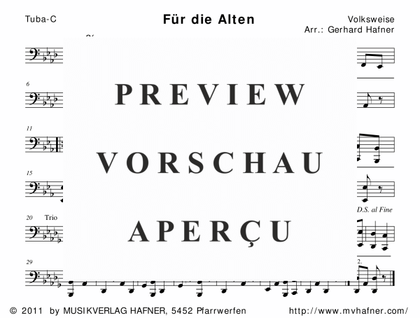 gallery: Für die Alten, , (woodwind and brass)