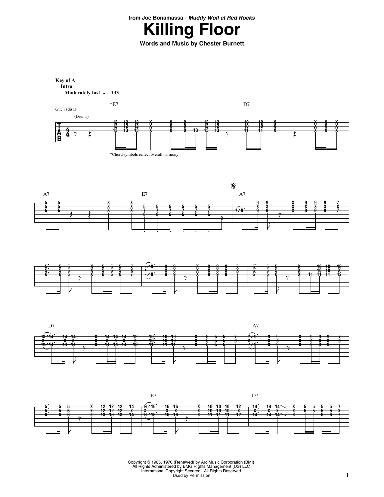 Product gallery: Page 1 of 1 Killing Floor, Joe Bonamassa