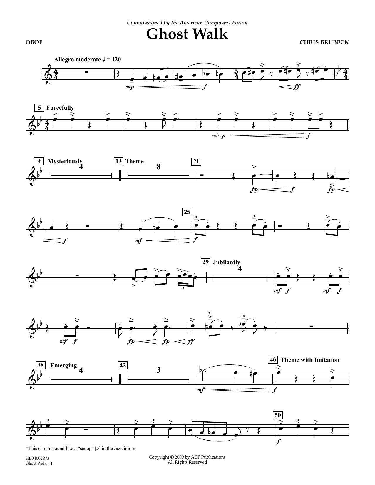 Product picture to: Ghost Walk - Oboe