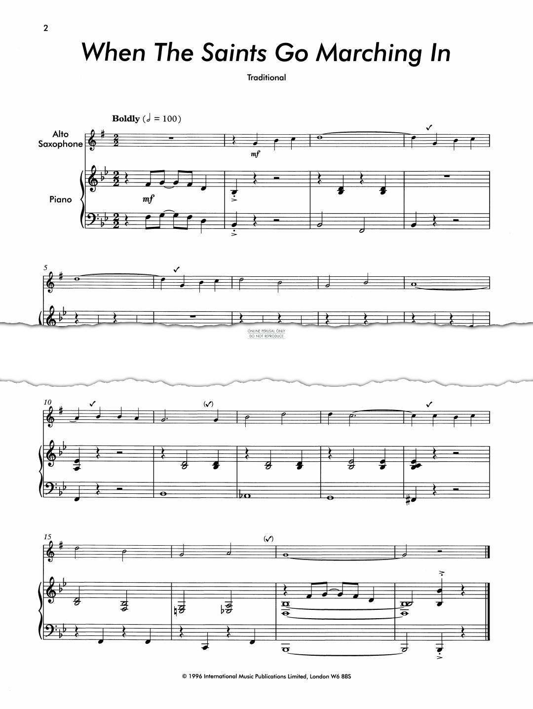 Product gallery: Page 1 of 1 When The Saints Go Marching In, Traditional