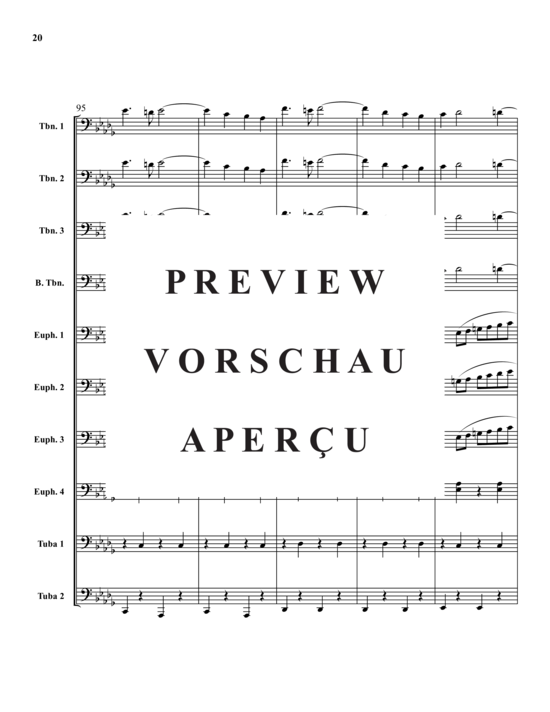 Product gallery: Page 21 of 21 Rolling Thunder , , (4x Posaune, 4x Bariton, 2x Tuba)