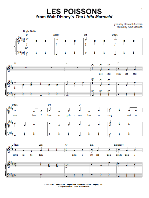 Produktbild zu: Les Poissons (from The Little Mermaid)