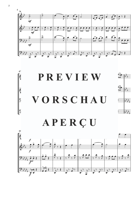 Produktgalerie: Seite 9 von 11 Weinfest in Böhmen, , Blechbläser Quartett - Partitur
