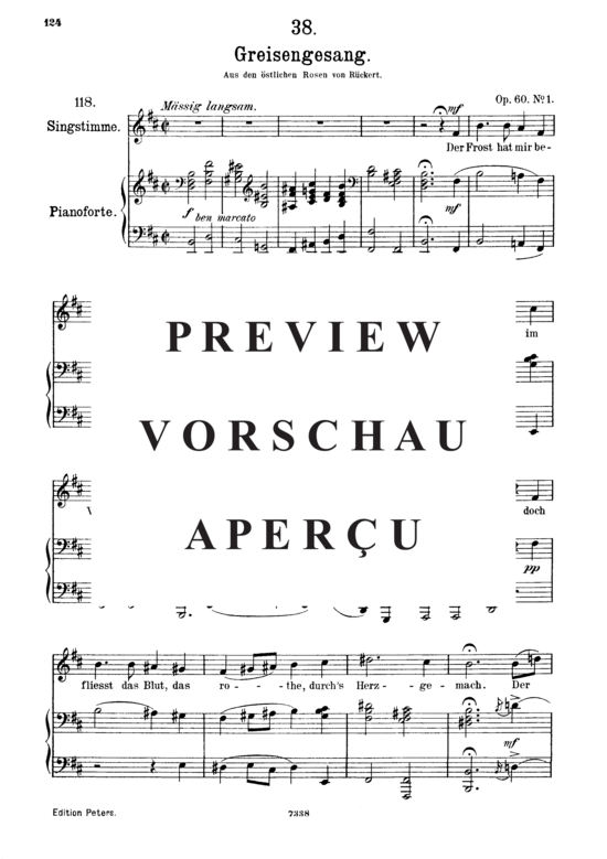 Product gallery: Page 2 of 5 Greisengesang D.778, , Medium Voice and Piano