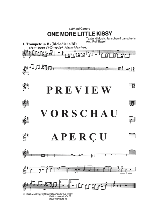 Produktgalerie: Seite 11 von 19 One More Little Kissy , Luv, (Combo-Band)