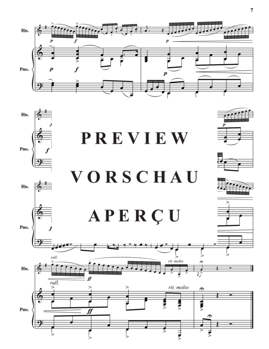 Product gallery: Page 8 of 11 Aria con Variazoni , , (horn in F + piano)