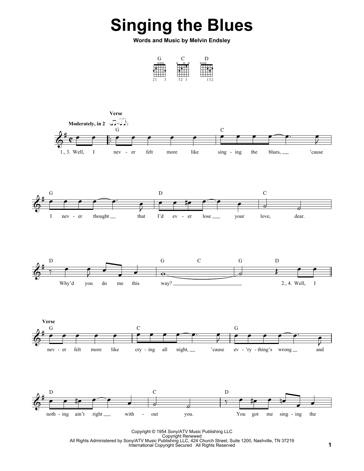 Product picture to: Singing The Blues