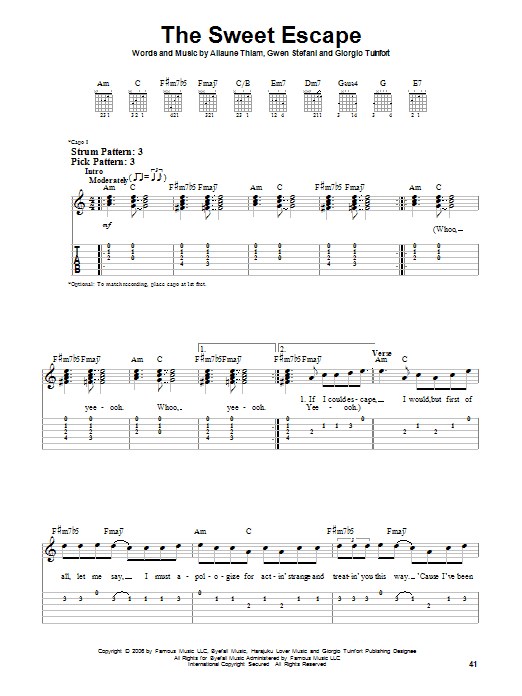 Product gallery: Page 1 of 1 The Sweet Escape, Gwen Stefani featuring Akon