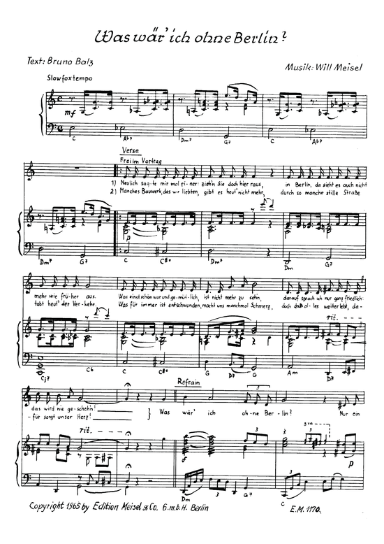 Produktbild zu: Was wär ich ohne BerlinSlowfox