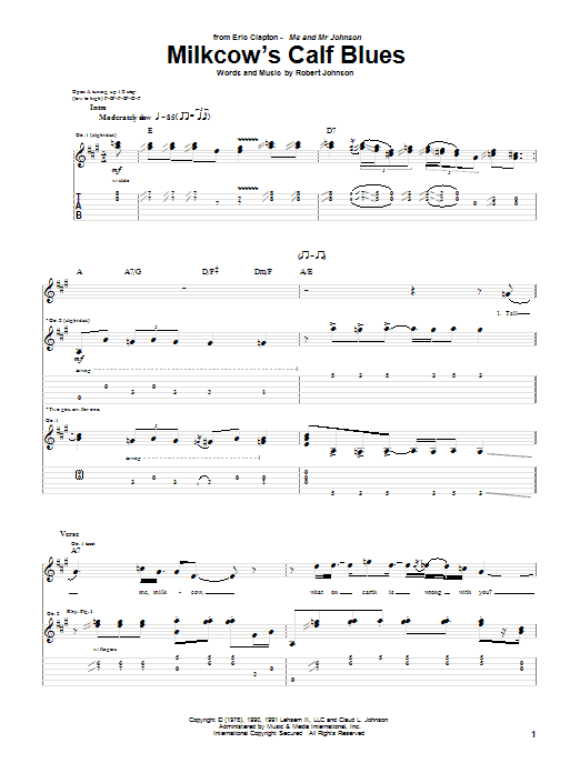 Produktbild zu: Milkcow's Calf Blues