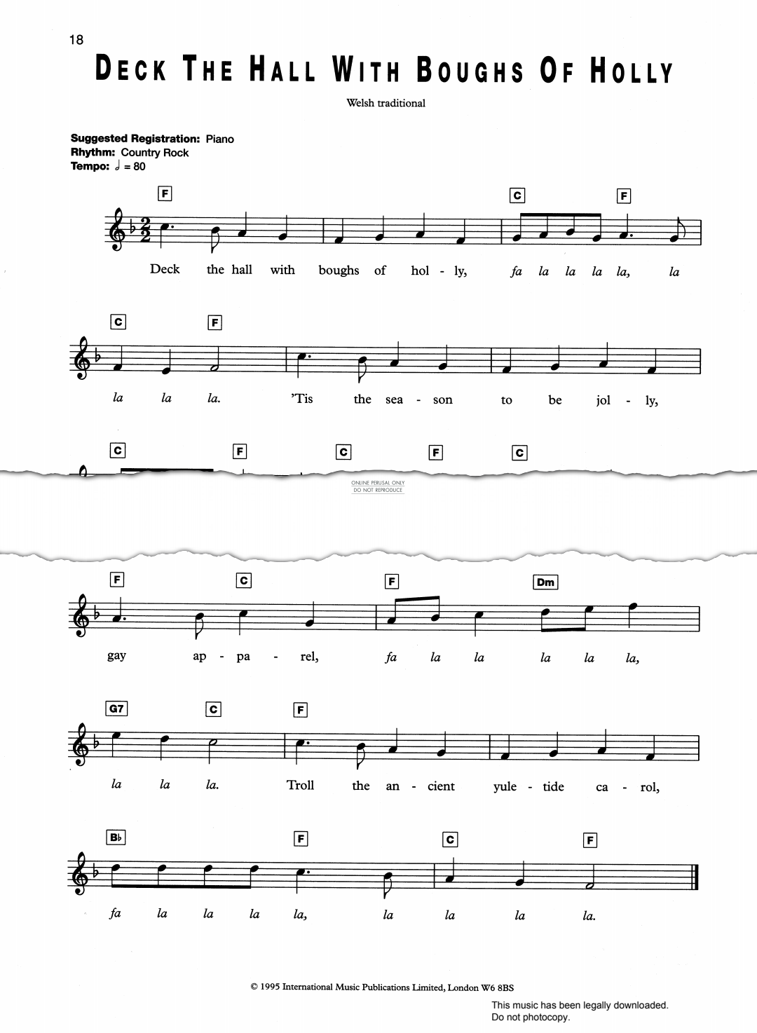 Product gallery: Page 1 of 1 Deck The Hall, Welsh Traditional