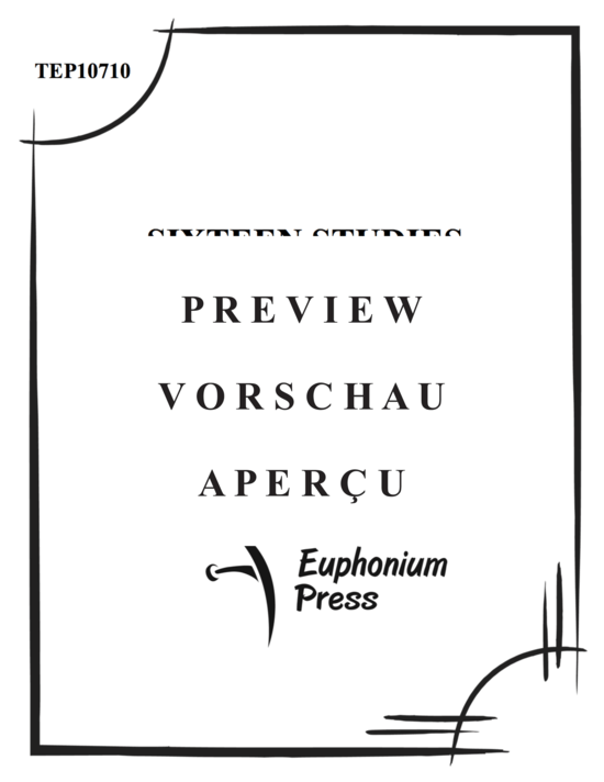Product gallery: Page 2 of 21 Sixteen Studies , , (Euphonium Solo)