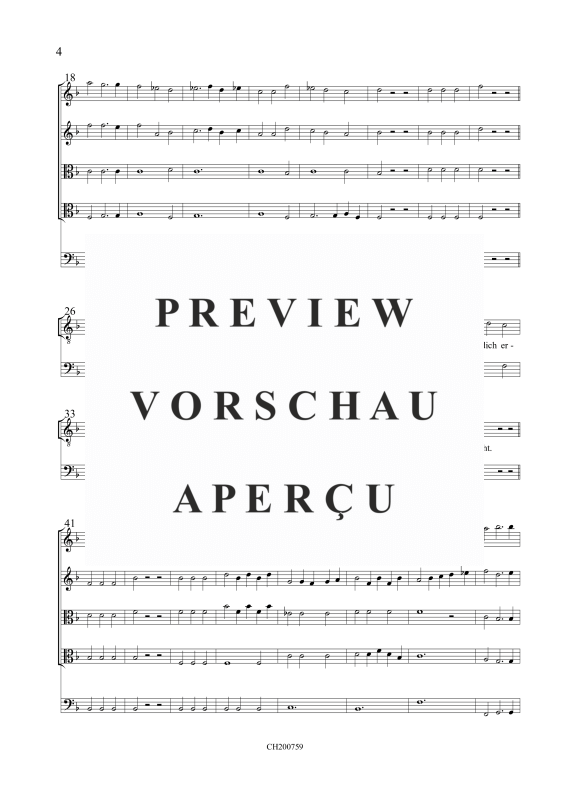 gallery: Fürchte dich nicht - Concerto à 10, , Gemischtes Ensemble SSATB, 2 Violinen, 2 Violen und BC