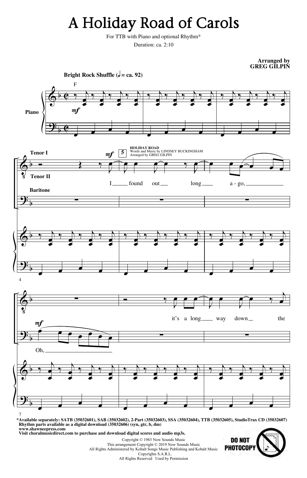 Product picture to: A Holiday Road of Carols