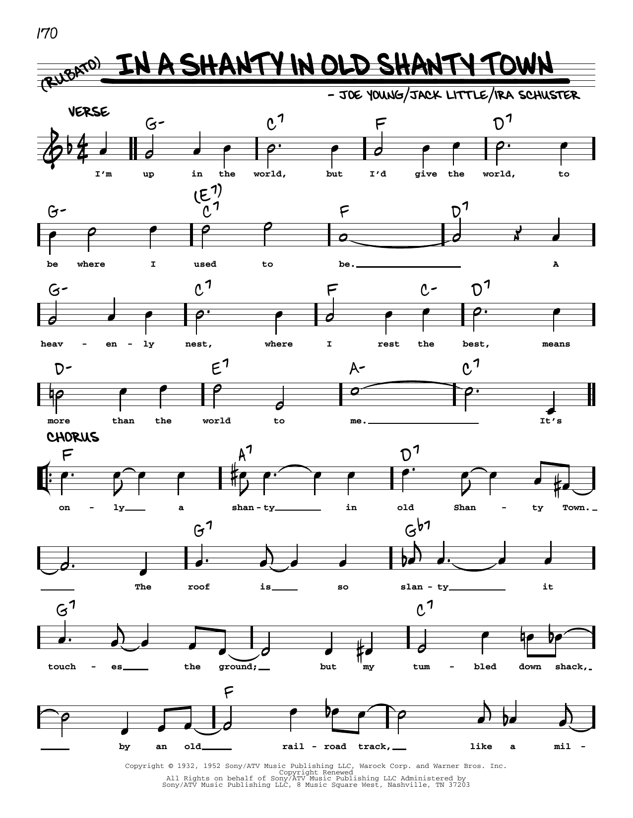 Produktgalerie: Seite 1 von 1 In A Shanty In Old Shanty Town (arr. Robert Rawlins), Ira Schuster