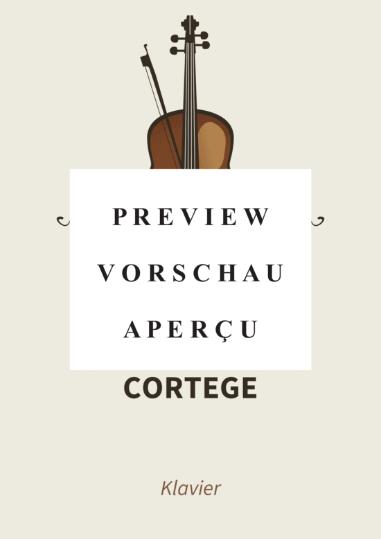 Product gallery: Page 2 of 9 Cortege - No. 3 de Trois morceaux (pour piano) , , Piano Solo