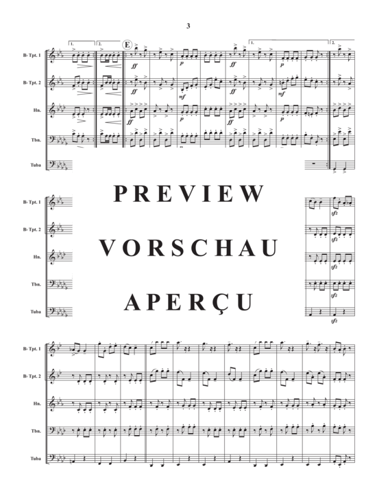 Produktgalerie: Seite 5 von 16 Jockey Polka , , (Blechbläserquintett)