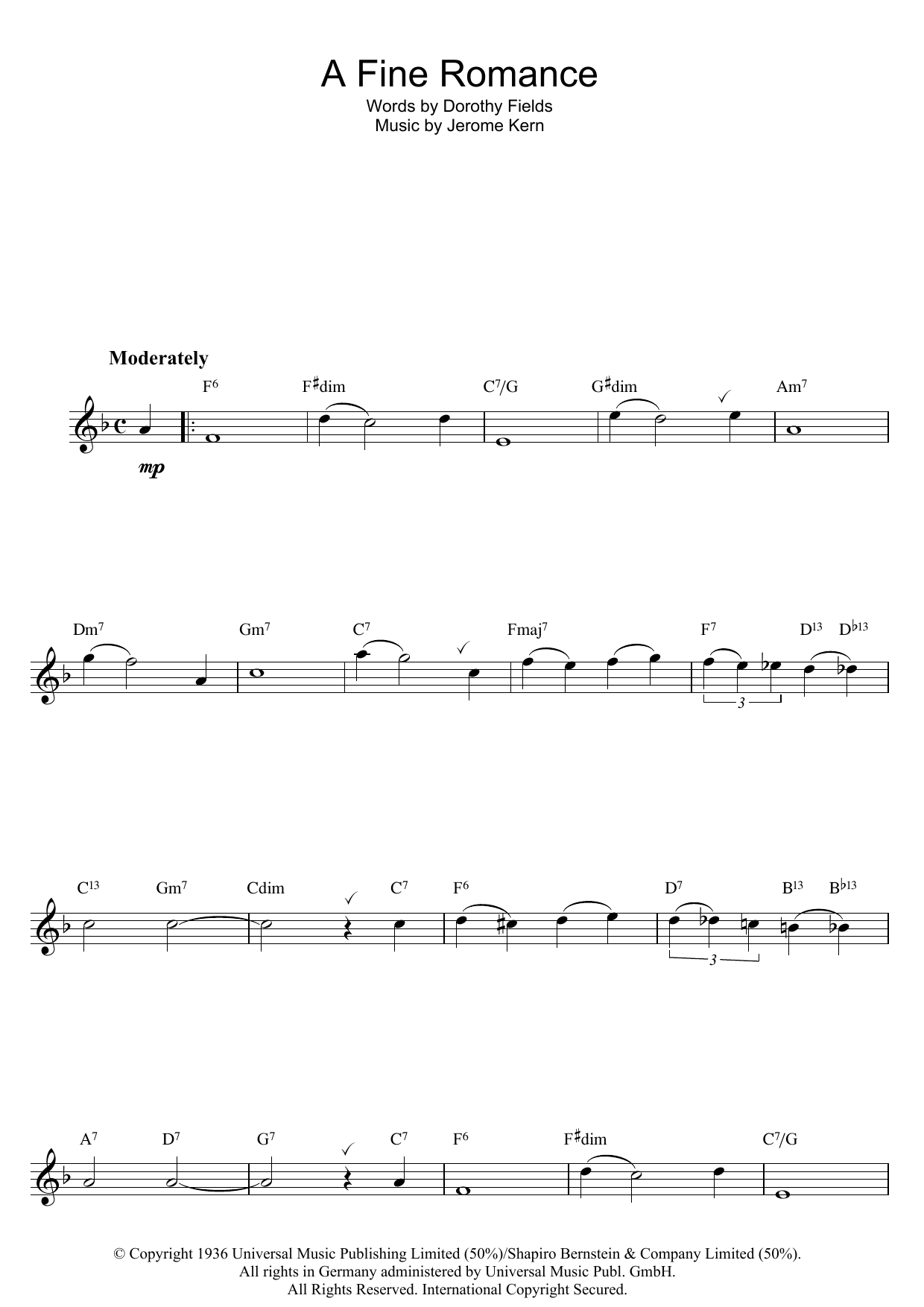 Product gallery: Page 1 of 1 A Fine Romance, Frank Sinatra