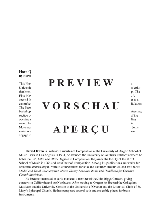 Produktgalerie: Seite 19 von 21 Horn Quartet, , 