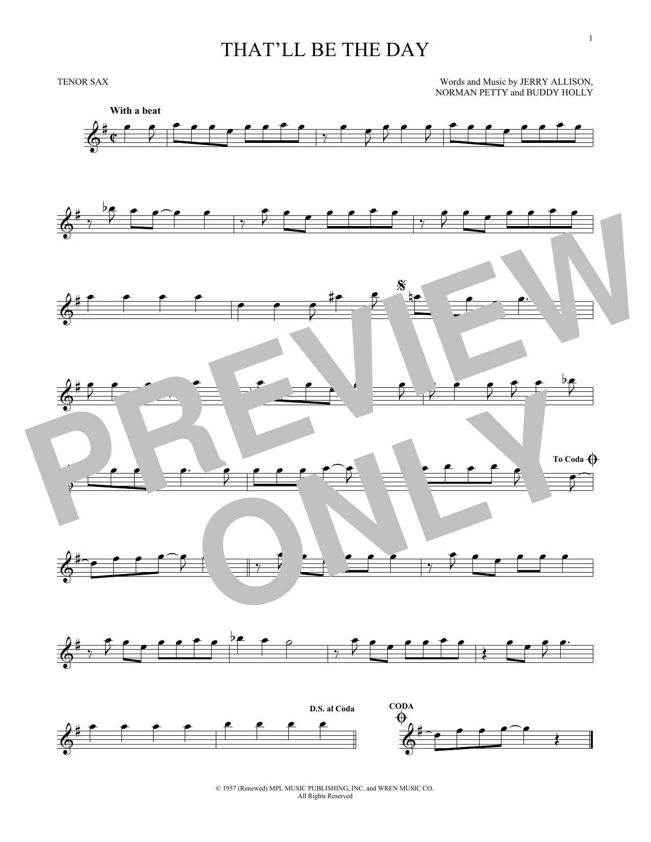 Product gallery: Page 1 of 1 That'll Be The Day, The Crickets