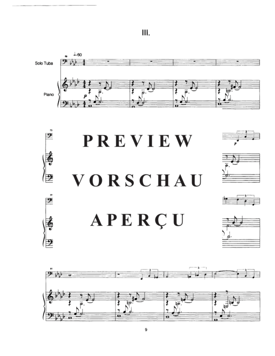 Produktgalerie: Seite 13 von 21 Four Vignettes , , (Tuba + Klavier)