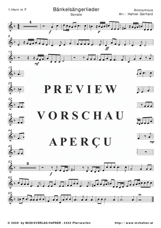 gallery: Sonate von die Bänkelsängerlieder, , (Blechbläser Quintett)