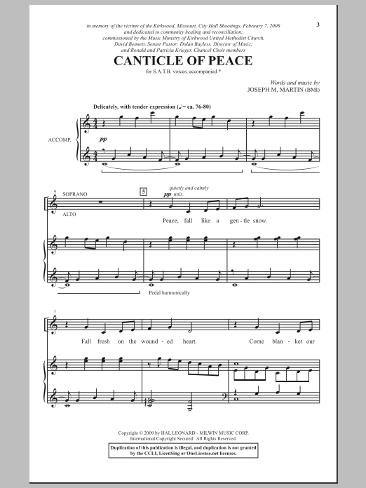Produktbild zu: Canticle Of Peace